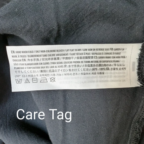 Abercrombie & Fitch Black Embroidery Knee-Length Dress in Small - Picture 12 of 15